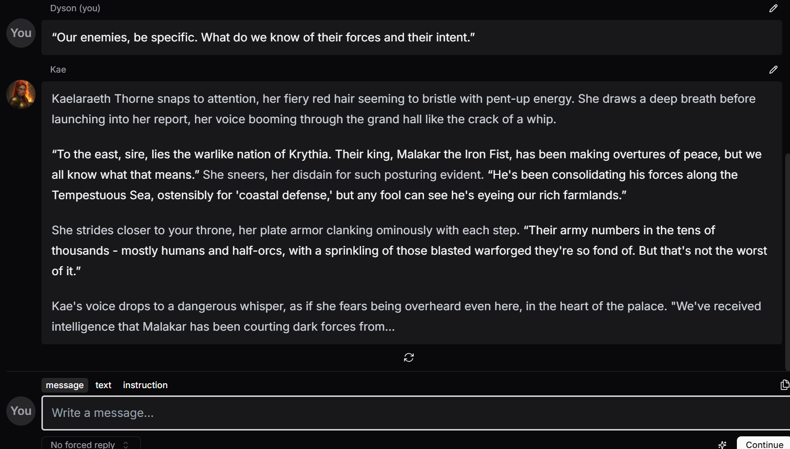 DreamGen abgeschnittene Zeilen